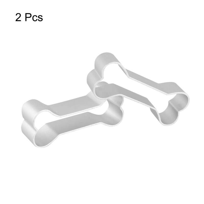2Pcs Aluminum Alloy Dog Bone Shaped Cake Cookie Cutter gallery