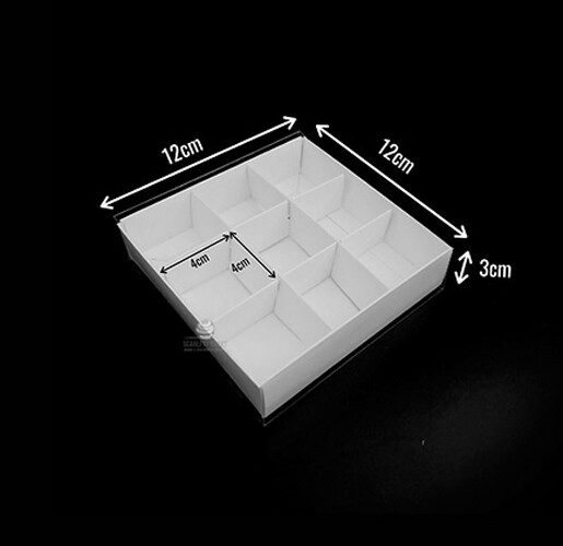 25 pcs 9 bay compartment White Chocolate Box Clear Lid Sweet Candy Soap Gift Box gallery