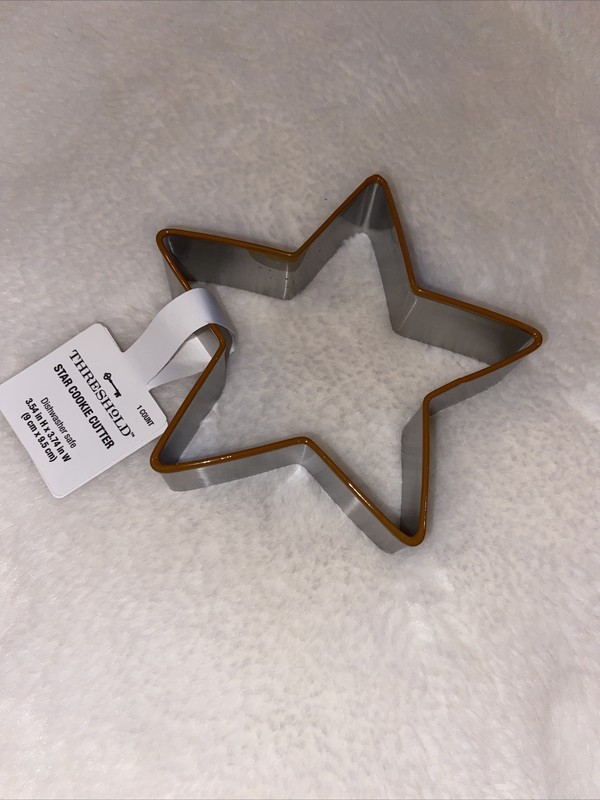 Threshold Target Cookie Cutter Star Christmas Stainless Steel Baking NEW