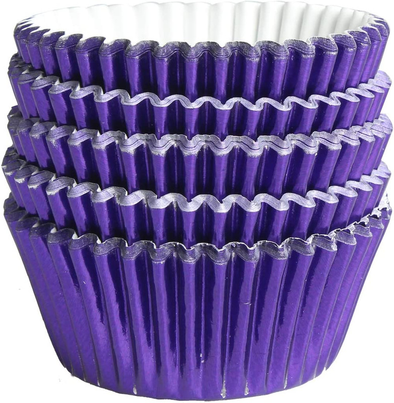 Home Party Foil Baking Cups Cupcake Liners,Gold Foil Cupcake Liners, Pack of 100