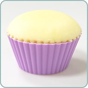 Silicone Cupcake Liners Lunch Box Dividers，Non-Stick Silicone Muffin Cups, gallery