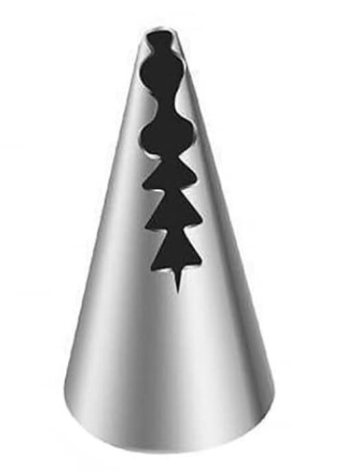 Silver Pleated Skirt Piping Nozzles Set, Stainless Steel Russian Nozzles Tips gallery