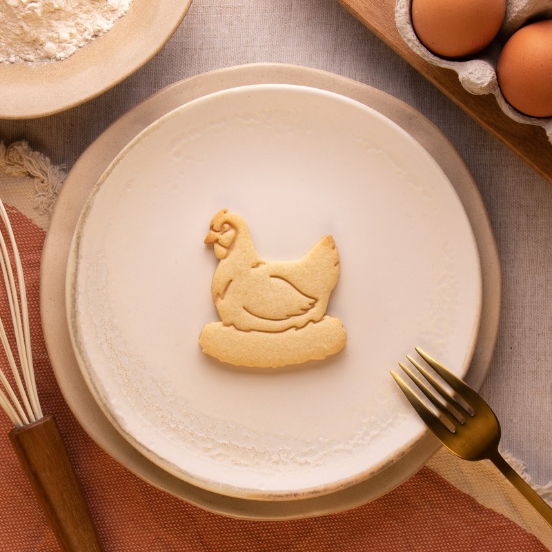 Chicken Cookie Cutter - cute Easter Chick egg hunt farm barnyard animal barn gallery