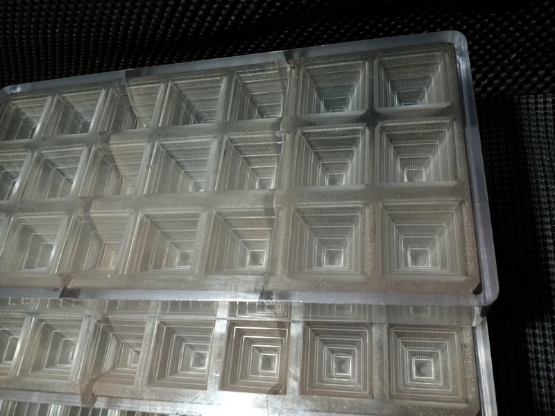 Chocolate World Polycarbonate #1260 Pyramid Chocolate Mold Made in Belgium gallery