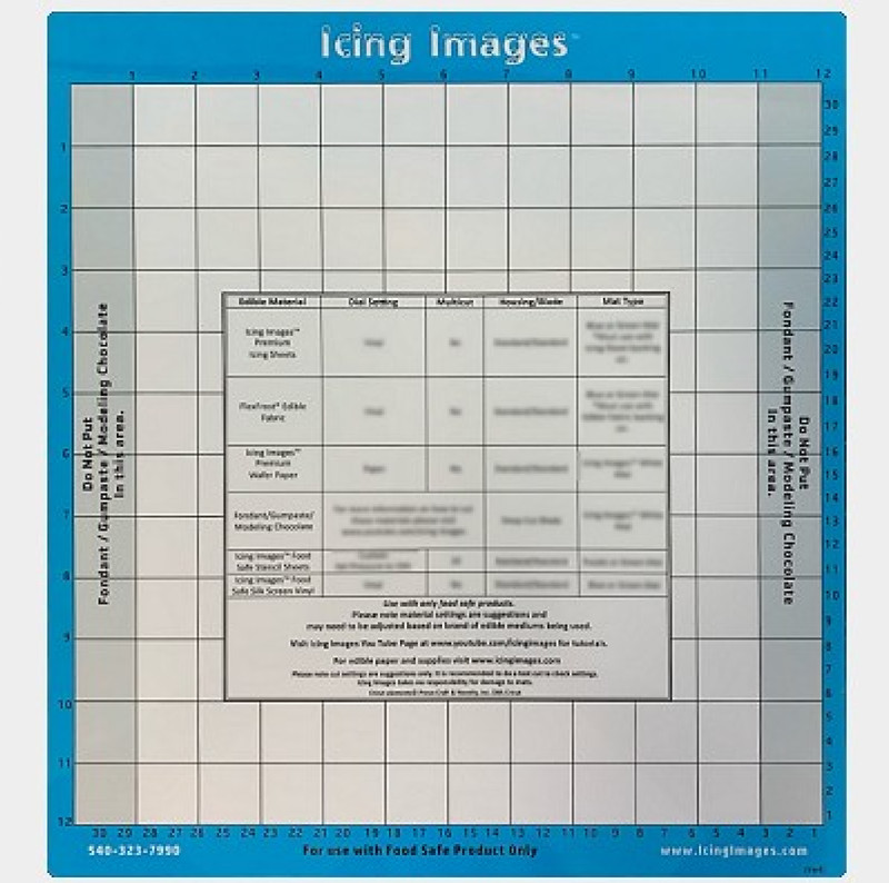 2 Icing Images Double Sided Cricut Food Safe Mats