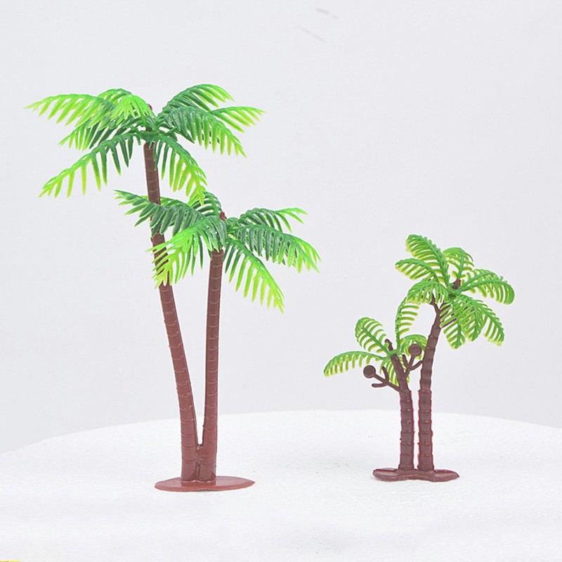 Cake Decorating Supplies 10Pcs Assorted Color Coconut Tree Decor gallery