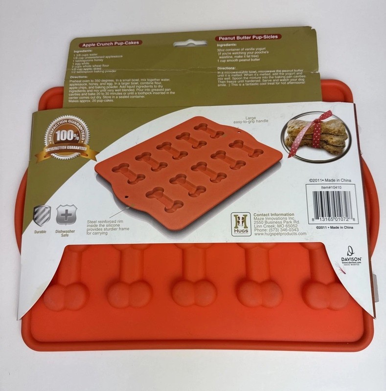 Silicone Dog Treat Mold Pan NEW gallery