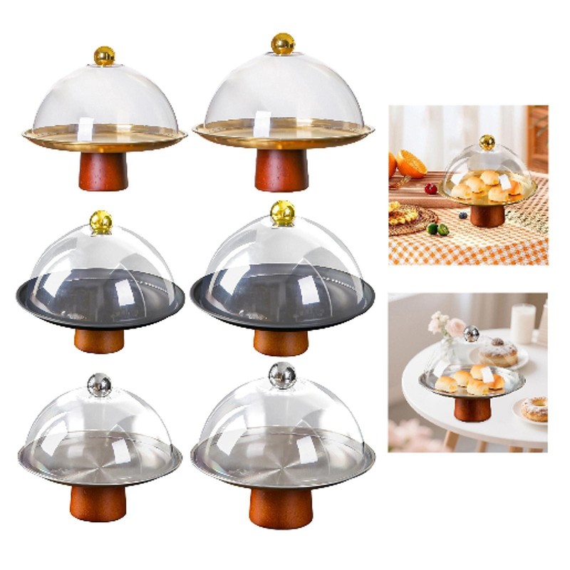 Cake Stand with Lid Club Housewarming Charcuterie Fruit Festival Cake Holder gallery