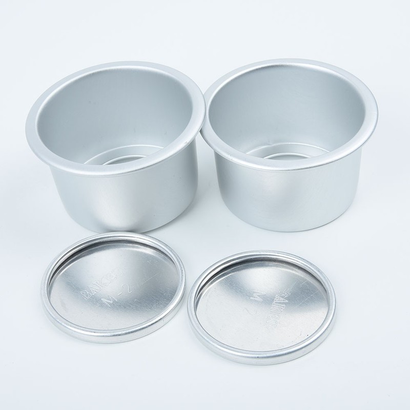 5 Pcs 2.5 Inch Anodized Aluminum For MINI Cake For Mold Set Nonstick Baking gallery