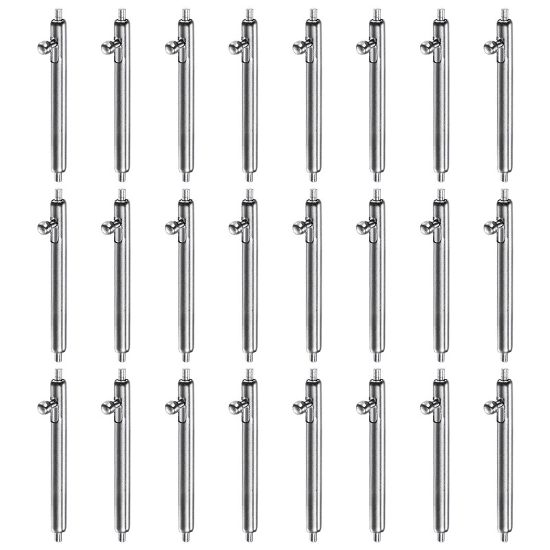 24pcs pins 17mm quick spring 1.8mm stainless steel for watch straps