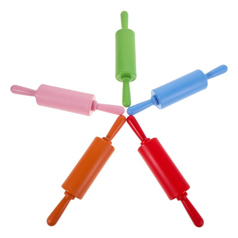 5 Pcs Kids Cooking Rolling Pin Toddler Baking Set Child Sized Children