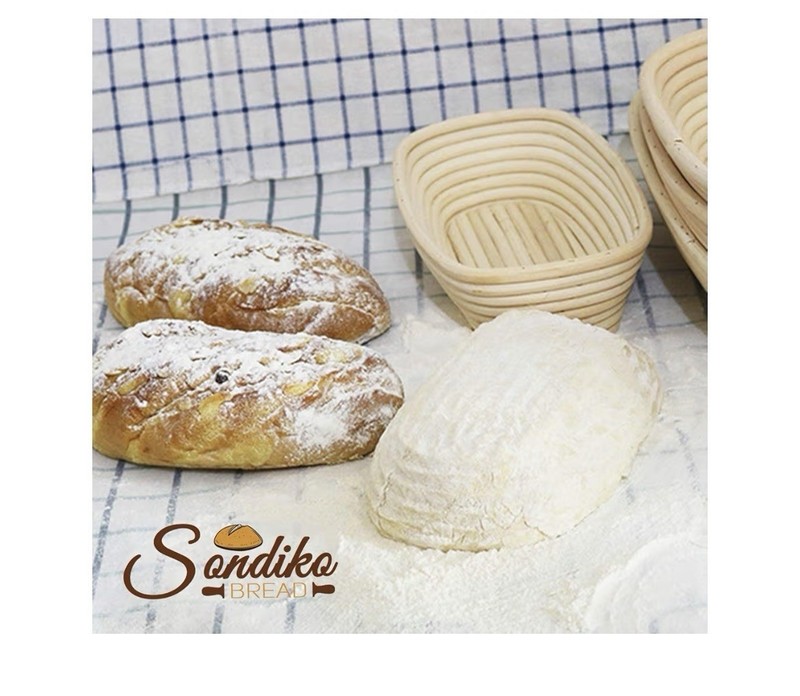 Sondiko & Zulay Kitchen Banneton Proofing Basket Set Reusable Easy Clean gallery