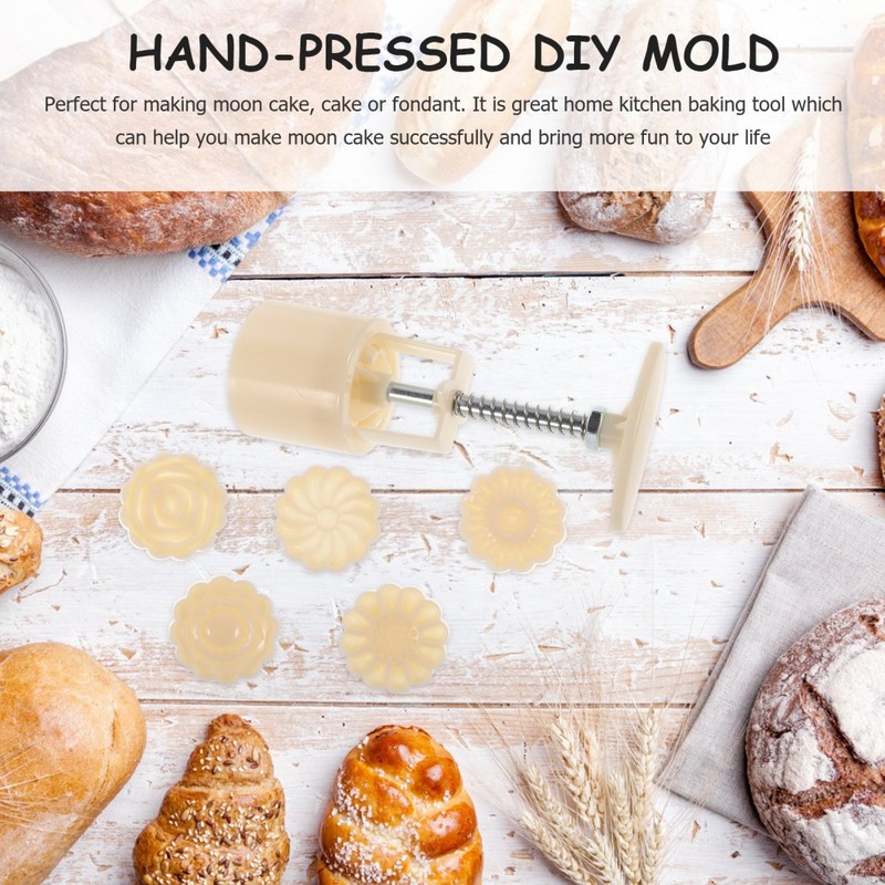 1 Set 50G 3D Hand-pressure Mould Dessert Baking Tools for Kitchen gallery