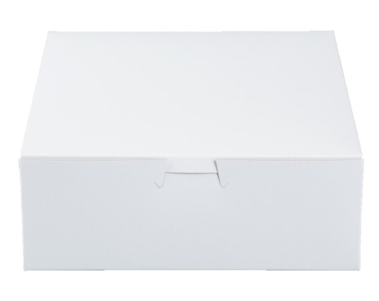 25 Bakery Boxes- Cookies and Pie boxes 10x10x2.5 Inch Lock corner Tuck top gallery