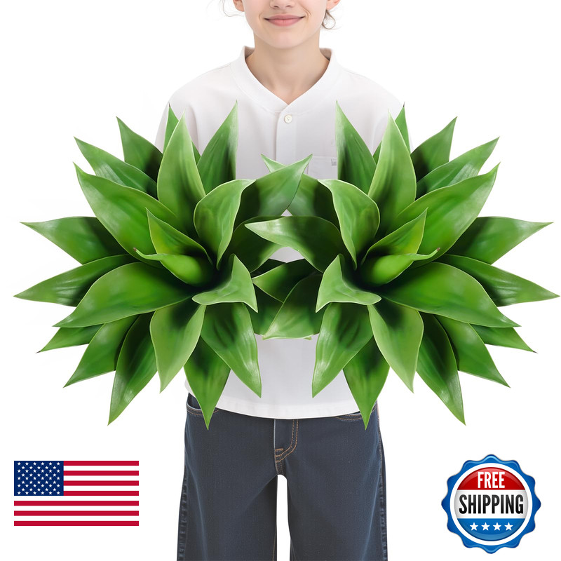 Velener Artificial Agave Plant Set22 Inch Faux Aesthetic Plants For Home Decor