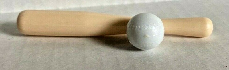 Bakery Crafts Plastic Cupcake Rings Toppers New Lot of 6 “Baseball & Bat” #2
