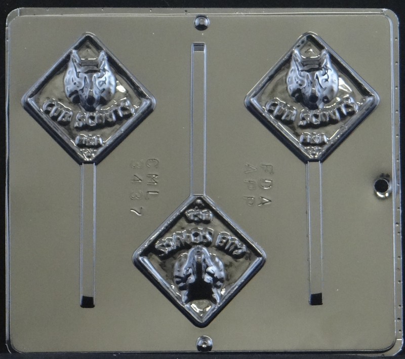 Cub Scout Lollipop Chocolate Candy Mold 3437 NEW
