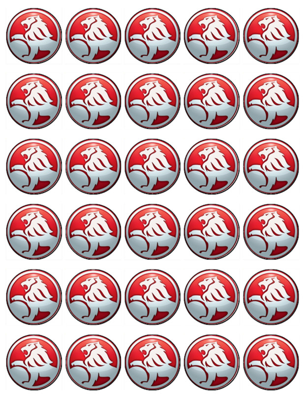 Holden Car Edible Wafer Cake & Cupcake Toppers | Car Theme Cake Decorations gallery