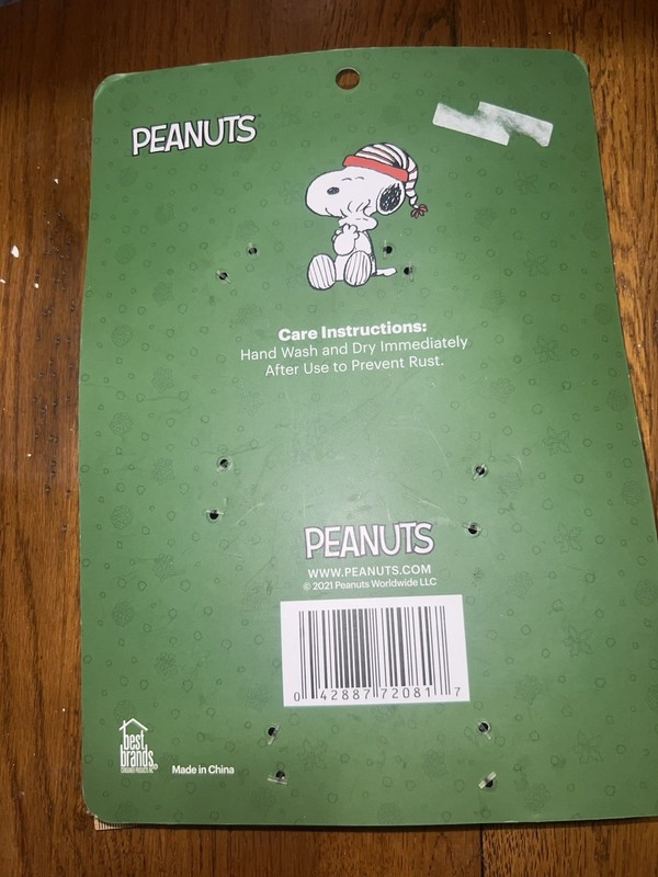 Peanuts Snoopy Cookie Cutter Kit Set, Spatulas And Tongs gallery