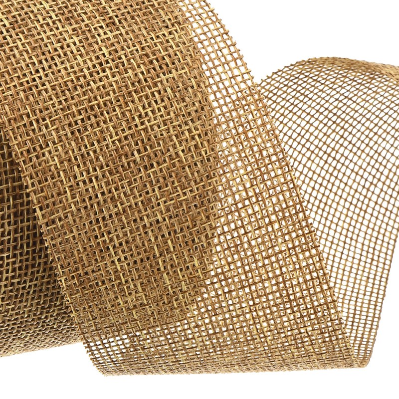 Burlap Ribbon,2 Inch Wide 10 Yards Burlap Wired Ribbon, Chocolate gallery