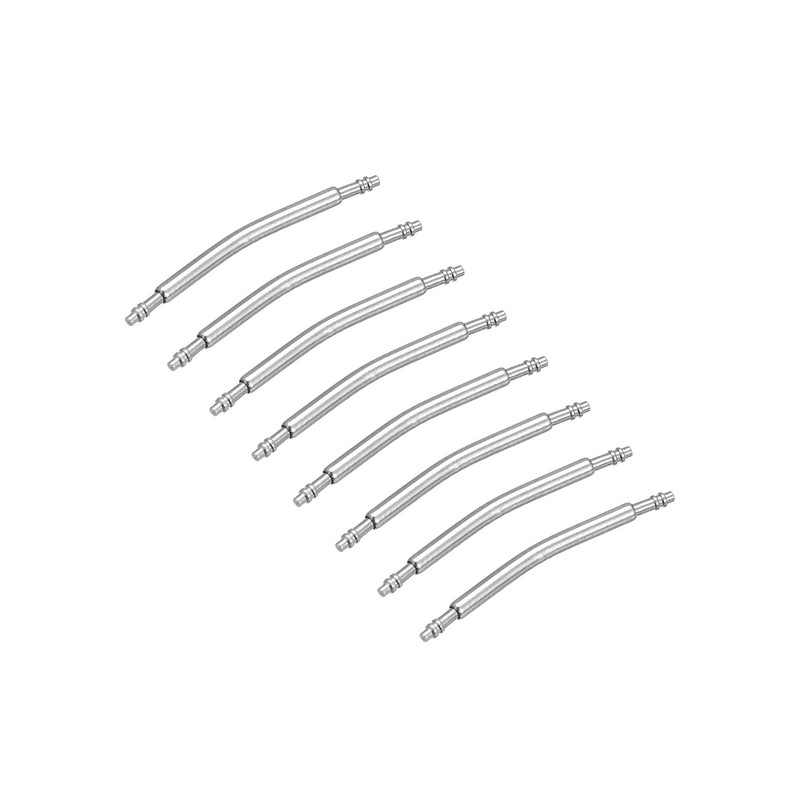 8 pieces for watch strap pins, 1.5mm diameter 19mm long, for bars