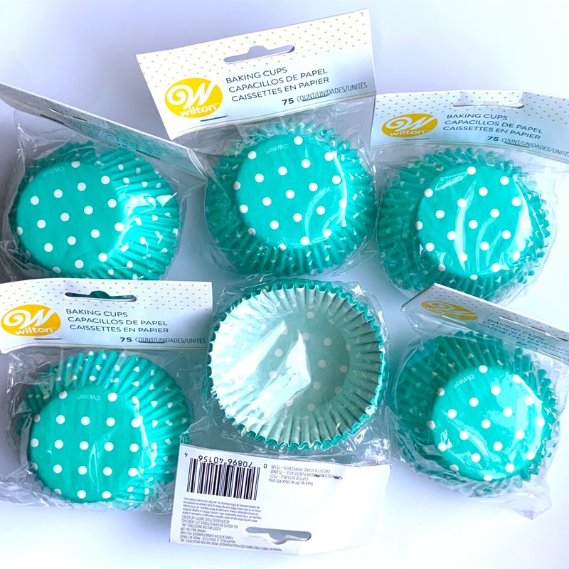 Lot of (6) Packages NIB Wilton Cupcake Liners; Paper; 75/package gallery