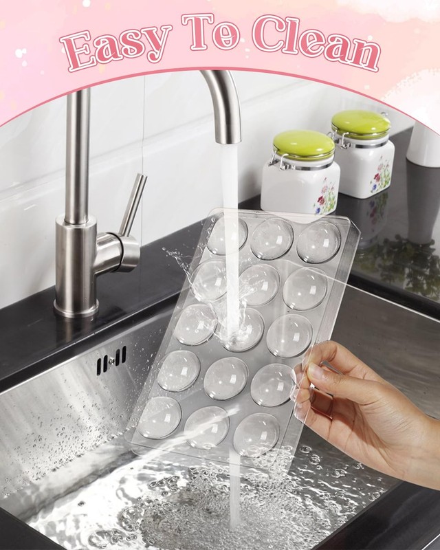 2 PCS 30 Cavity Sugar Flower Drying Mold Fondant Shaping Tray Clear 9x5.5 Inch gallery