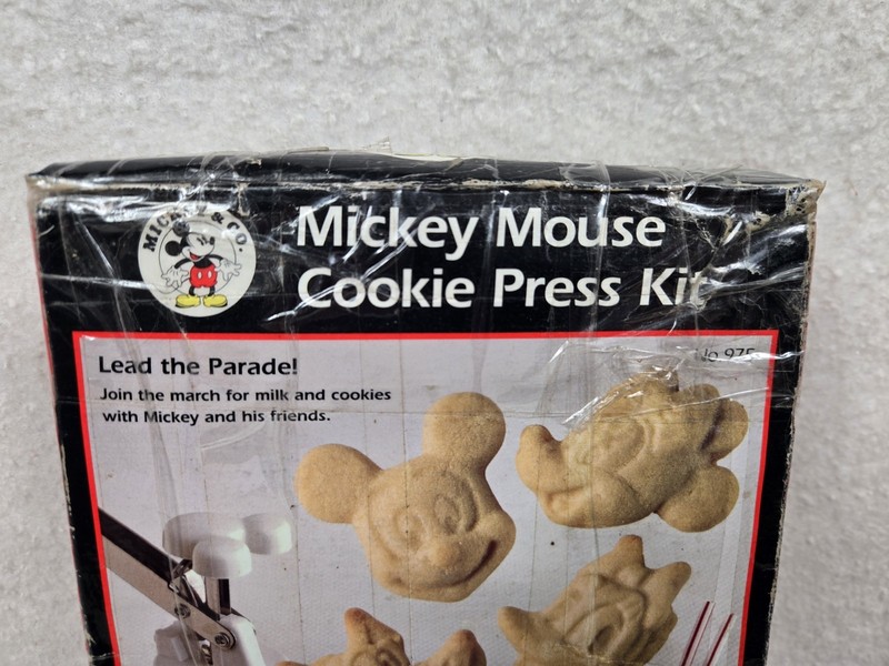 Vitantonio Disney Mickey Mouse Cookie Press Kit No 975 Vintage 1994 New gallery