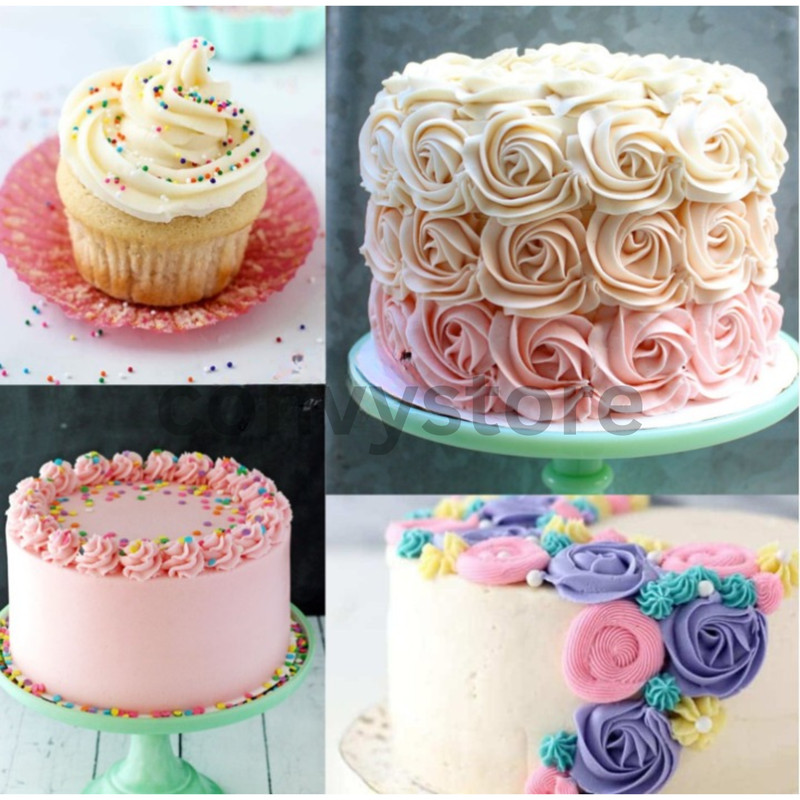 8Pcs Icing Gun Cream Pump Set Cookie Press Biscuit Maker Machine Cake Decorating gallery