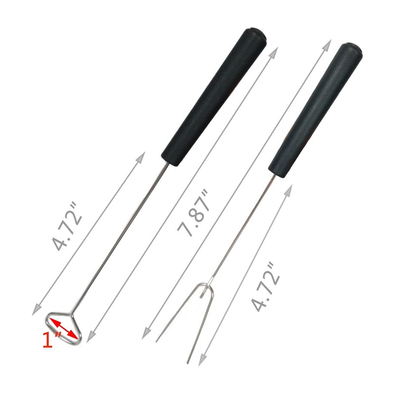 8 PCS Candy Chocolate Dipping Tools Fork Culinary Drawing Decorating Spoon Set gallery