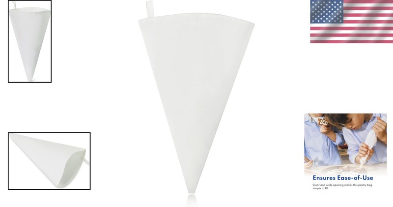 Durable 14-Inch Plastic Pastry Bags - Ideal for Professional Bakers and Cooks gallery