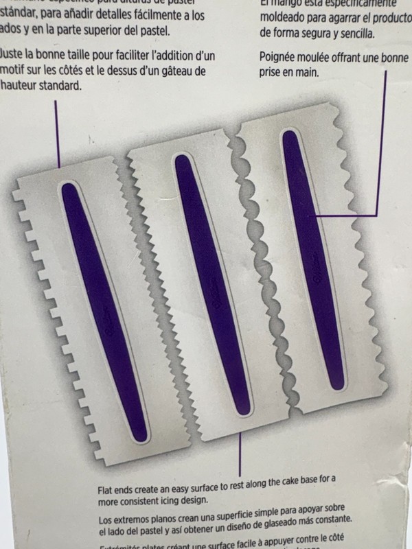 Wilton Icing Comb Set of 3 NEW gallery