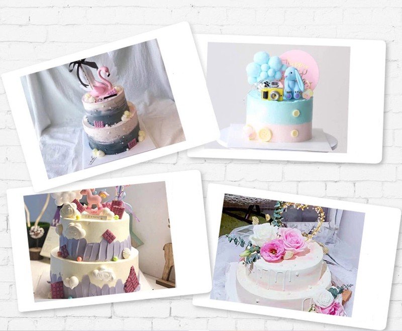 20 Plastic Cake Sticks Support Rods and 12 Clear Cake Stacking Dowels with 4 ... gallery