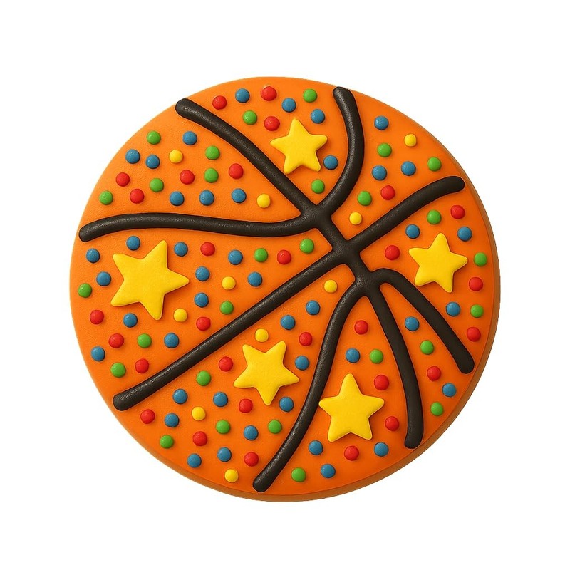 Mighty Gadget Detailed Basketball Cookie Cutter (2 to 8 inches) - Perfect for Sp gallery