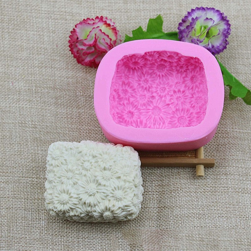 Daisy Flower Soap Making Mold Fondant Decorating Baking Tools Epoxy Resin Mold gallery