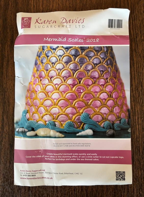 Karen Davies Mermaid Scales 2018 Cake Decor Sugarcraft -Fondant, Chocolate - NIB gallery
