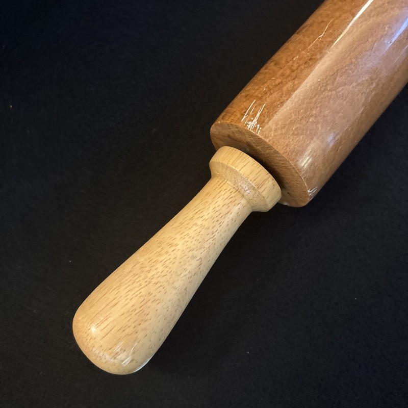 Vintage Stone Rolling Pin 19” Tapered Barrel Baking Kitchen Tool gallery