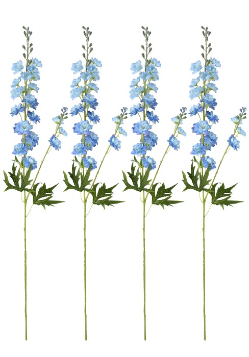 ple Delphinium Artificial Flower Long Stem Fake Larks Faux gallery