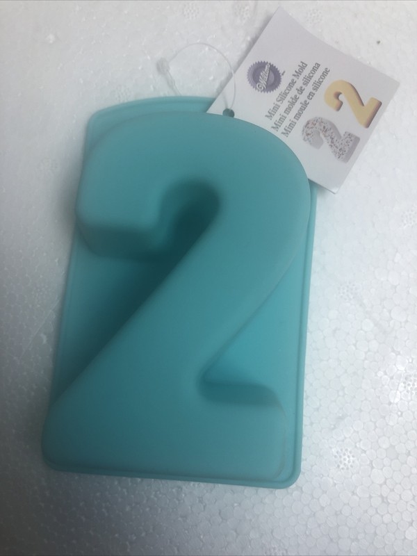 Wilton Silicone Number Molds - Oven Safe To 400 Degrees F! gallery