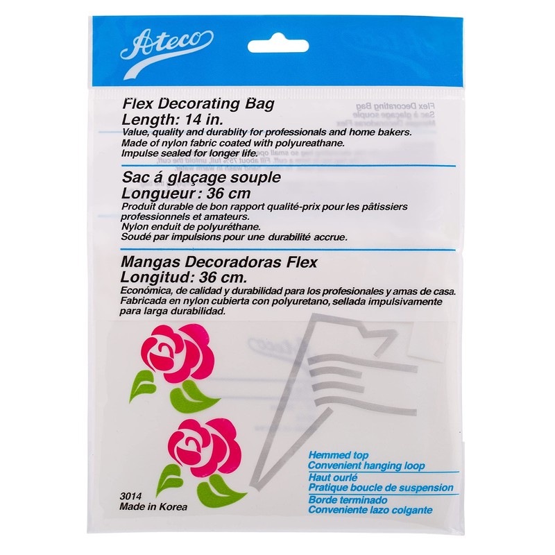 Flex Decorating Bag, Coated Nylon, 14-Inch, Reusable, White gallery