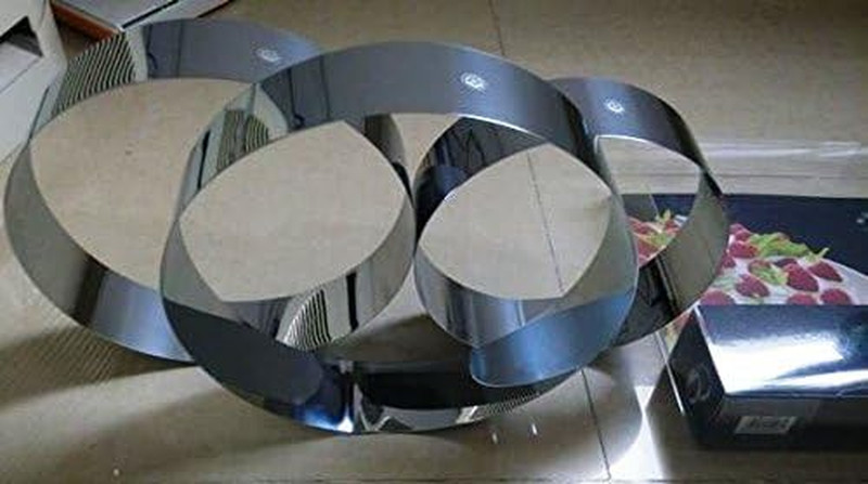 Newlineny Stainless Steel Cake Mousse Rings for Creating round Appetizers, Molde gallery