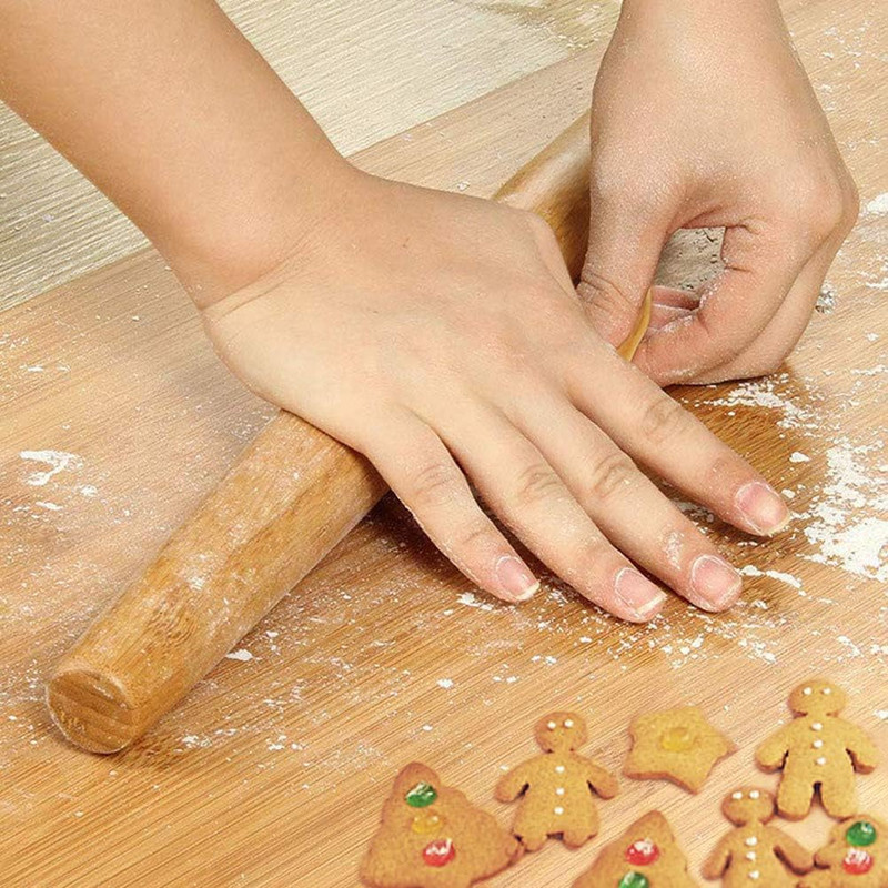 Classic French Rolling Pins Bamboo Wooden Rolling Pin for Baking Pizza Dough Pie gallery