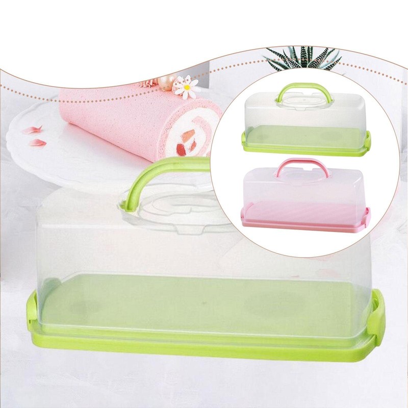 2x Rectangular Bread Boxes Bread Keepers for Storing Transporting Graduation