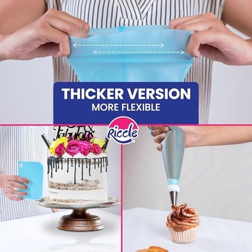 88 Pcs Cake Decorating Set with Turntable, Piping Bags, Tips, Spatulas & Scraper gallery