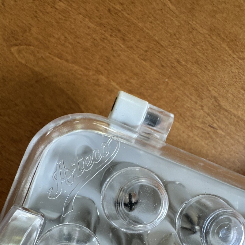 17 Ateco Metal Reusable Icing Nozzles Tips (2 Wilton) Flower Nails, Plastic Case gallery