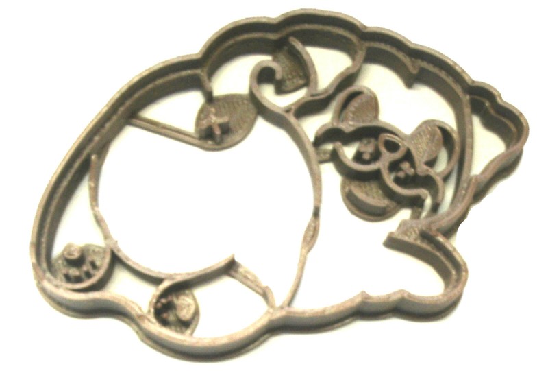 PUG BUTT BACK DOG BREED PUPPY CURLY TAIL SPLOOT BUTT COOKIE CUTTER USA PR2371