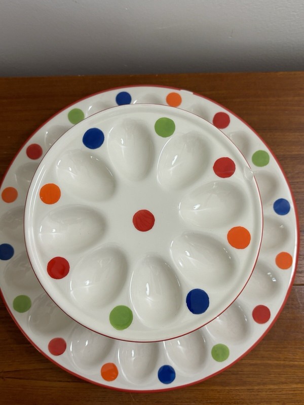 Reversible Decorative Cake Egg Plate gallery