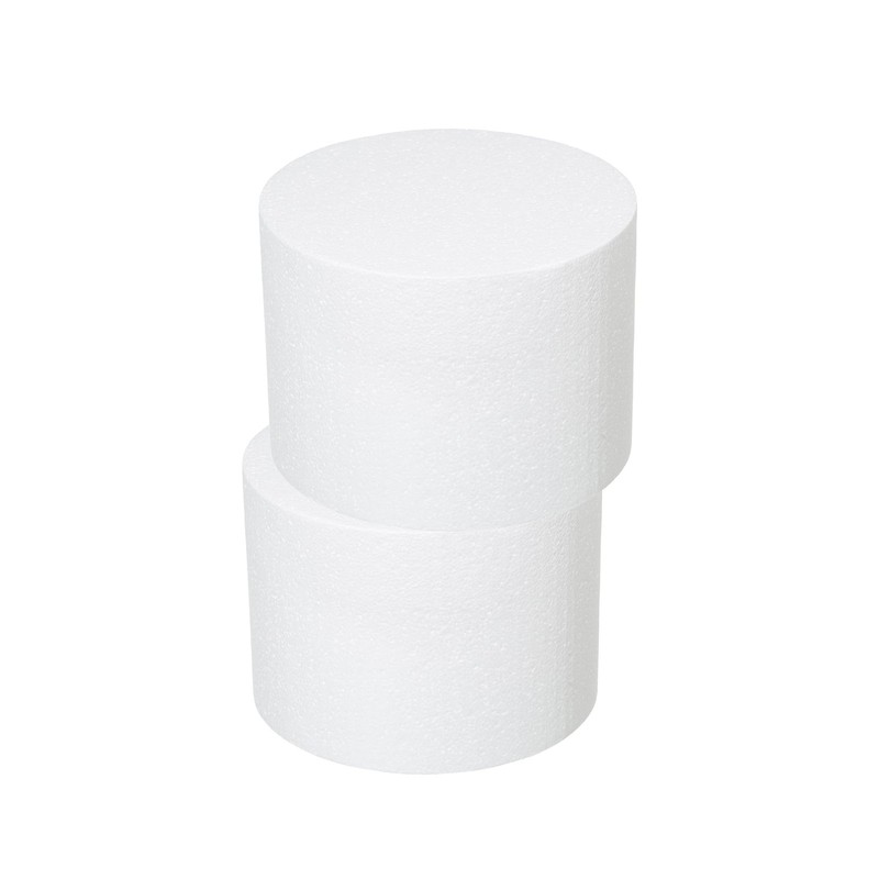 8x6Inch Foam Dummy Round Cake for Crafts 2pcs 8 Inch Round Cake Dummy Discs f... gallery