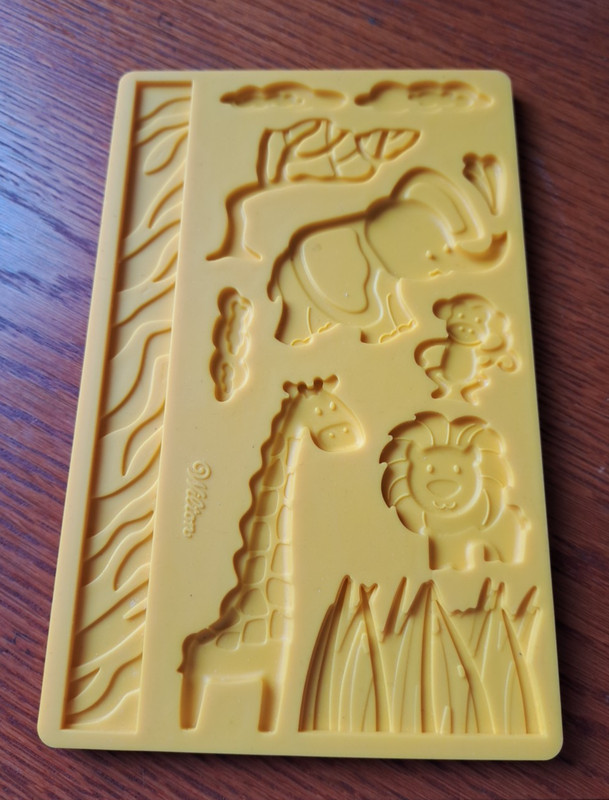 Lot of 3 2011 WILTON Fondant Gum Paste Molds Birthday Jungle Animals Flower Bird gallery