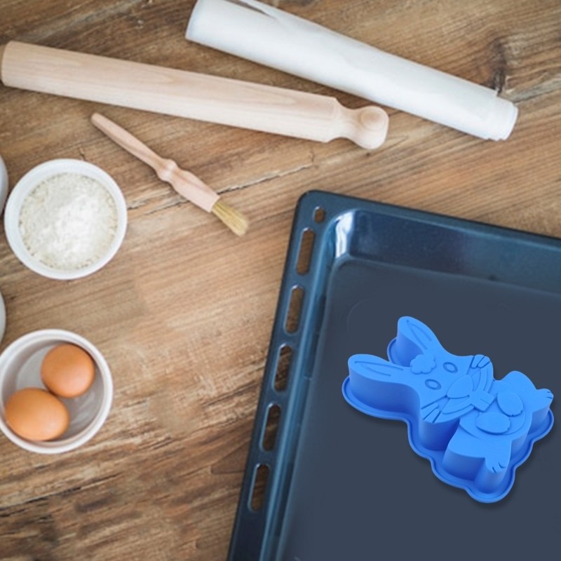 Creative Rabbit Shape Silicone Mold For Cupcakes Cookie Homemade Desserts gallery